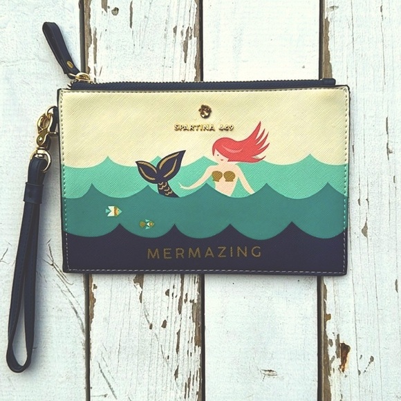 Spartina 449 Mermaizing Wristlet with Keychain Hook - Picture 5 of 6